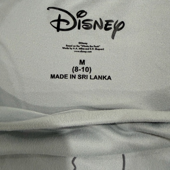 Disney ‘Winnie the Pooh’ Gray Graphic T-Shirt with Winnie and Piglet & Text - Picture 6 of 8